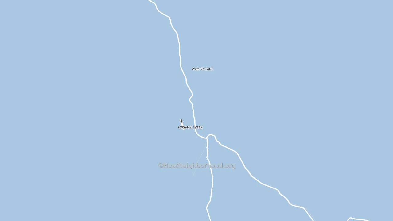 Death Valley, CA block-group political-lean map
