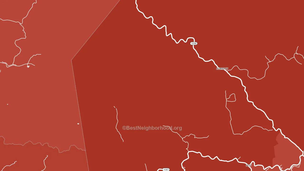 Decoy, KY block-group political-lean map