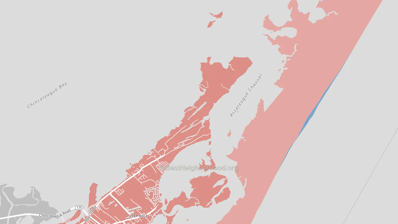 Deep Hole, VA block-group political-lean map