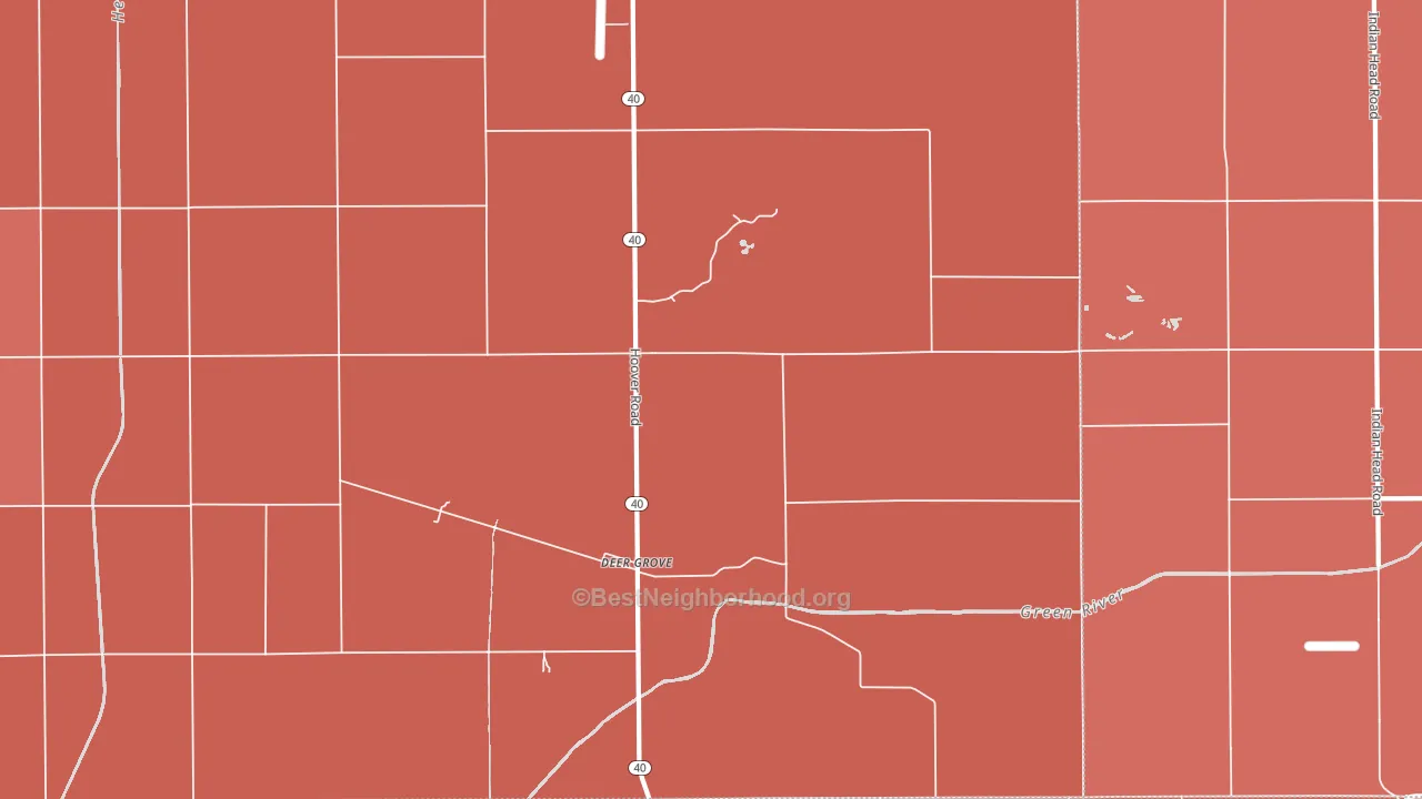 Deer Grove, IL block-group political-lean map