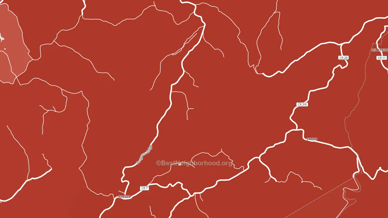 Deerwalk, WV block-group political-lean map
