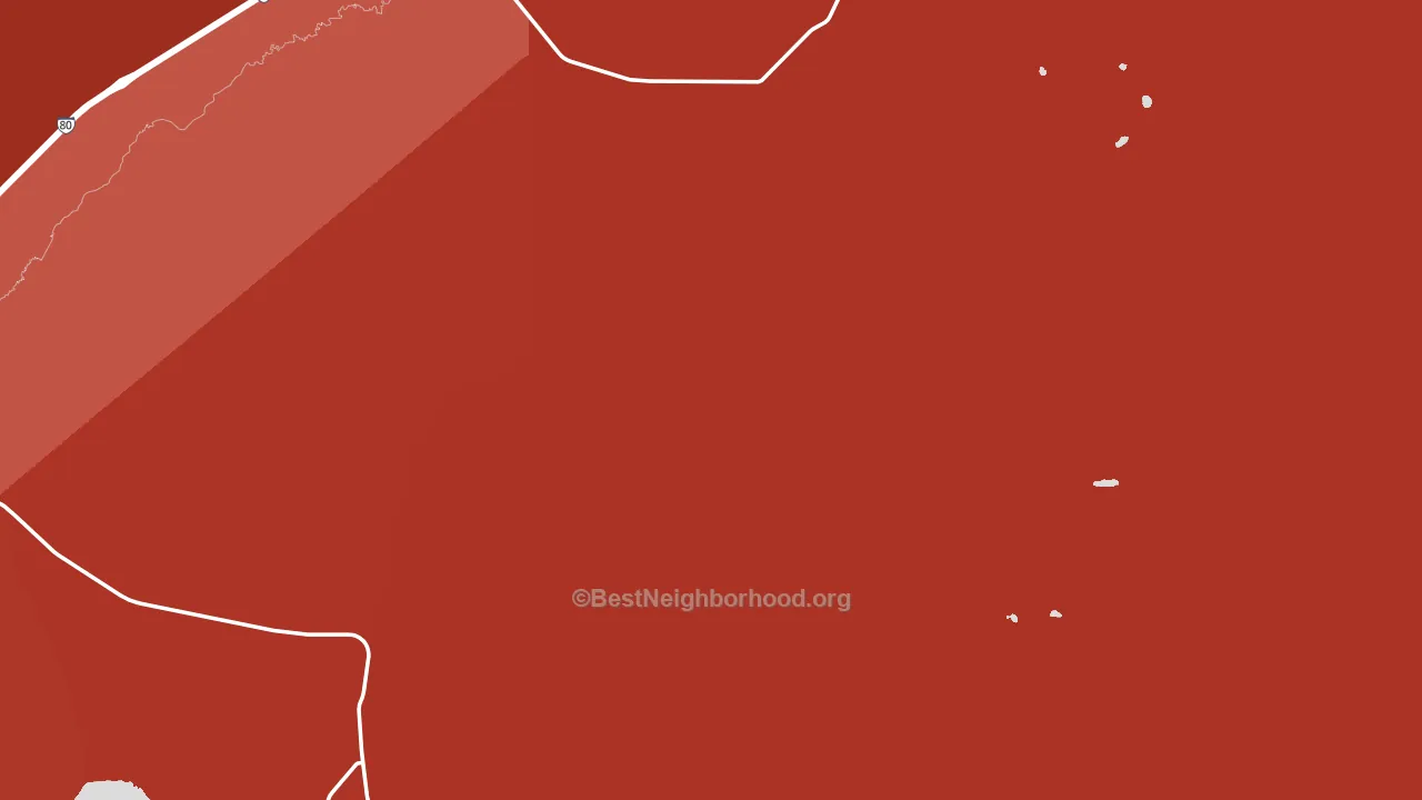 Deeth, NV block-group political-lean map