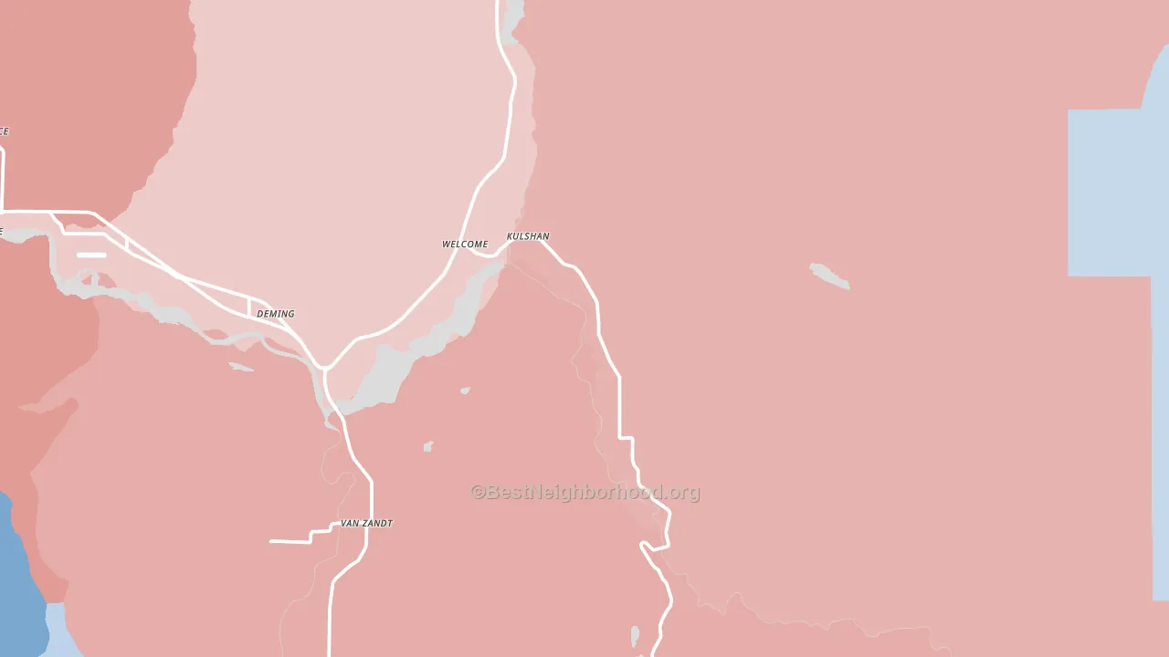 Deming, WA block-group political-lean map