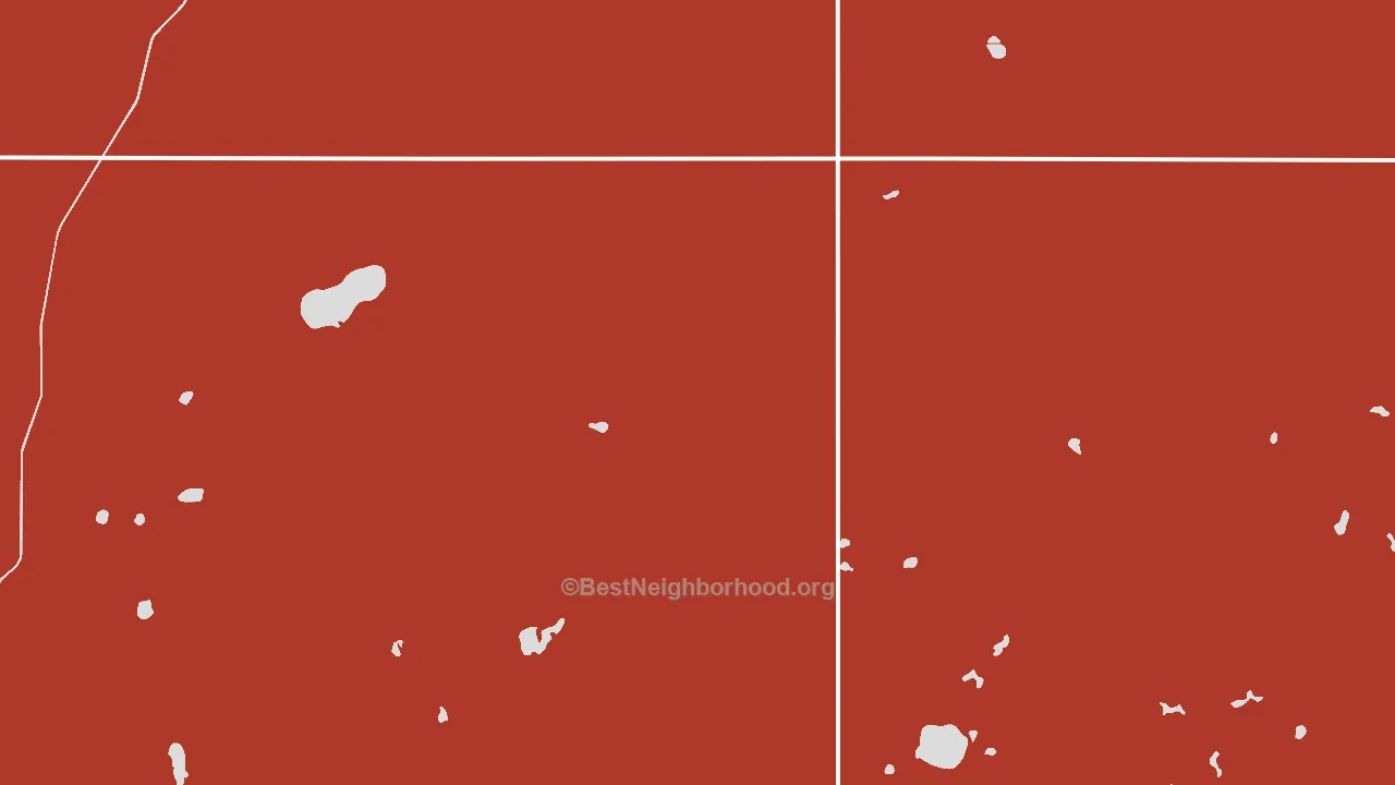 Denhoff, ND block-group political-lean map
