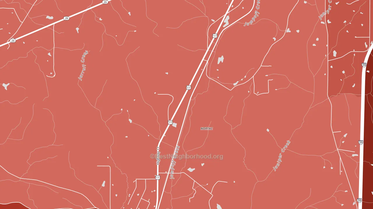 Derby, MS block-group political-lean map
