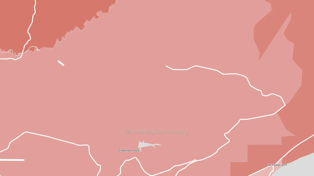 Diamond Ridge, AK block-group political-lean map