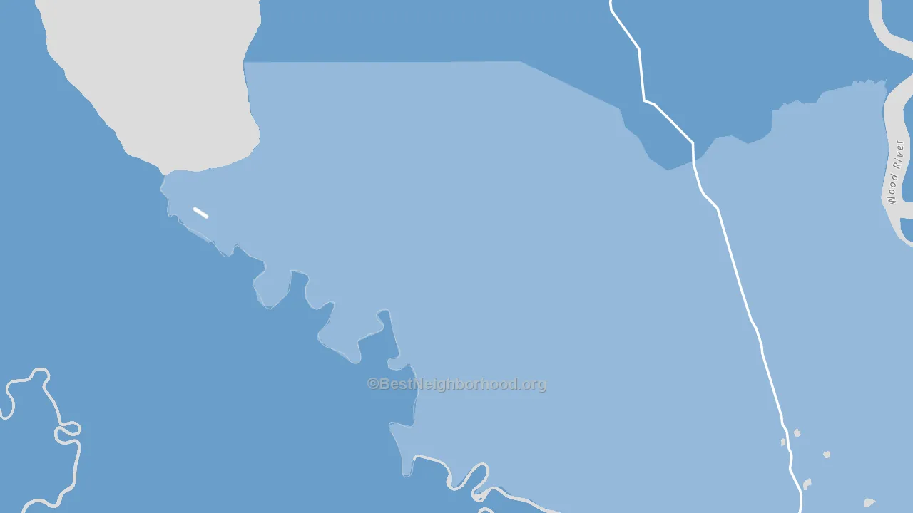 Dillingham Census Area, AK block-group political-lean map