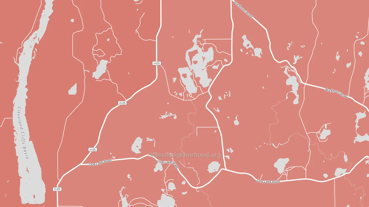 Dixon, MI block-group political-lean map