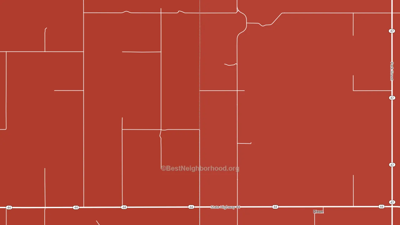 Dixon, SD block-group political-lean map