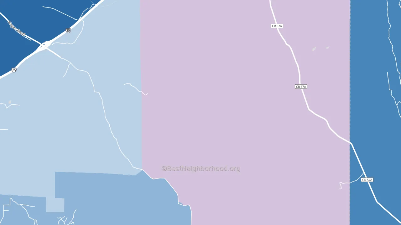 Domingo, NM block-group political-lean map