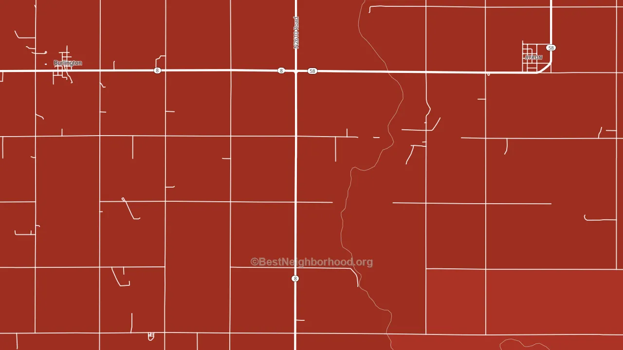 Driftwood, OK block-group political-lean map