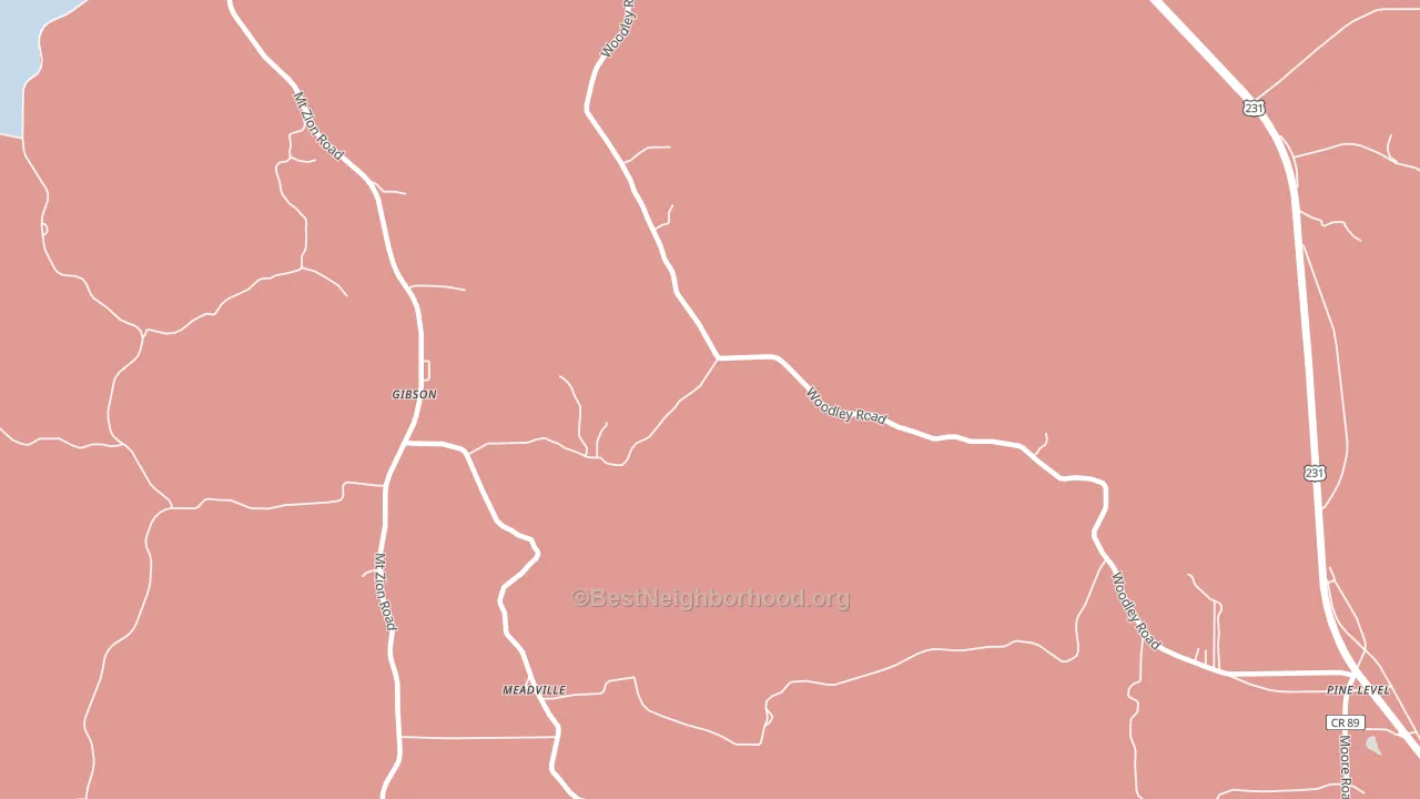 Dublin, AL block-group political-lean map