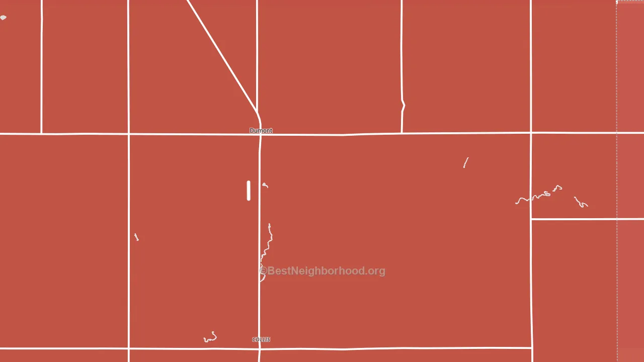 Dumont, MN block-group political-lean map