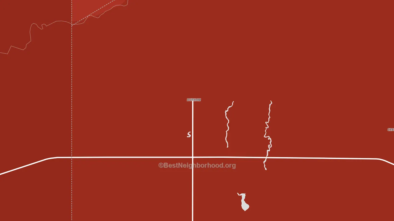 Durham, OK block-group political-lean map