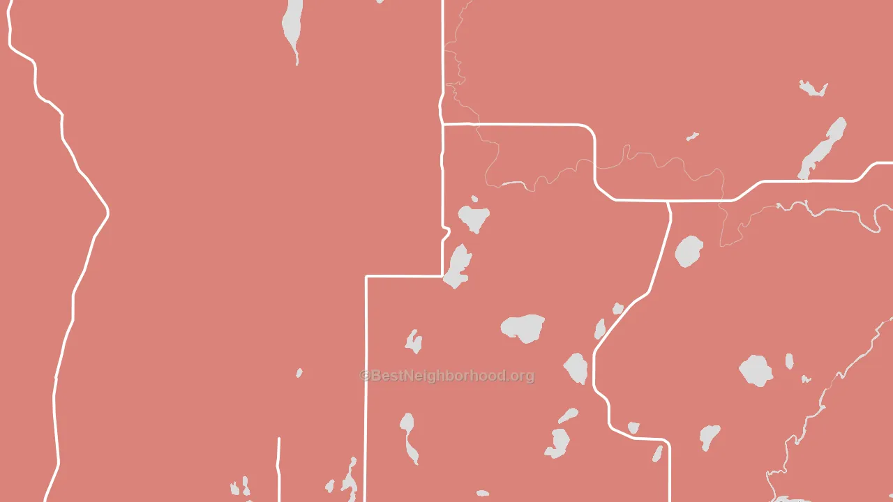 Duxbury, MN block-group political-lean map
