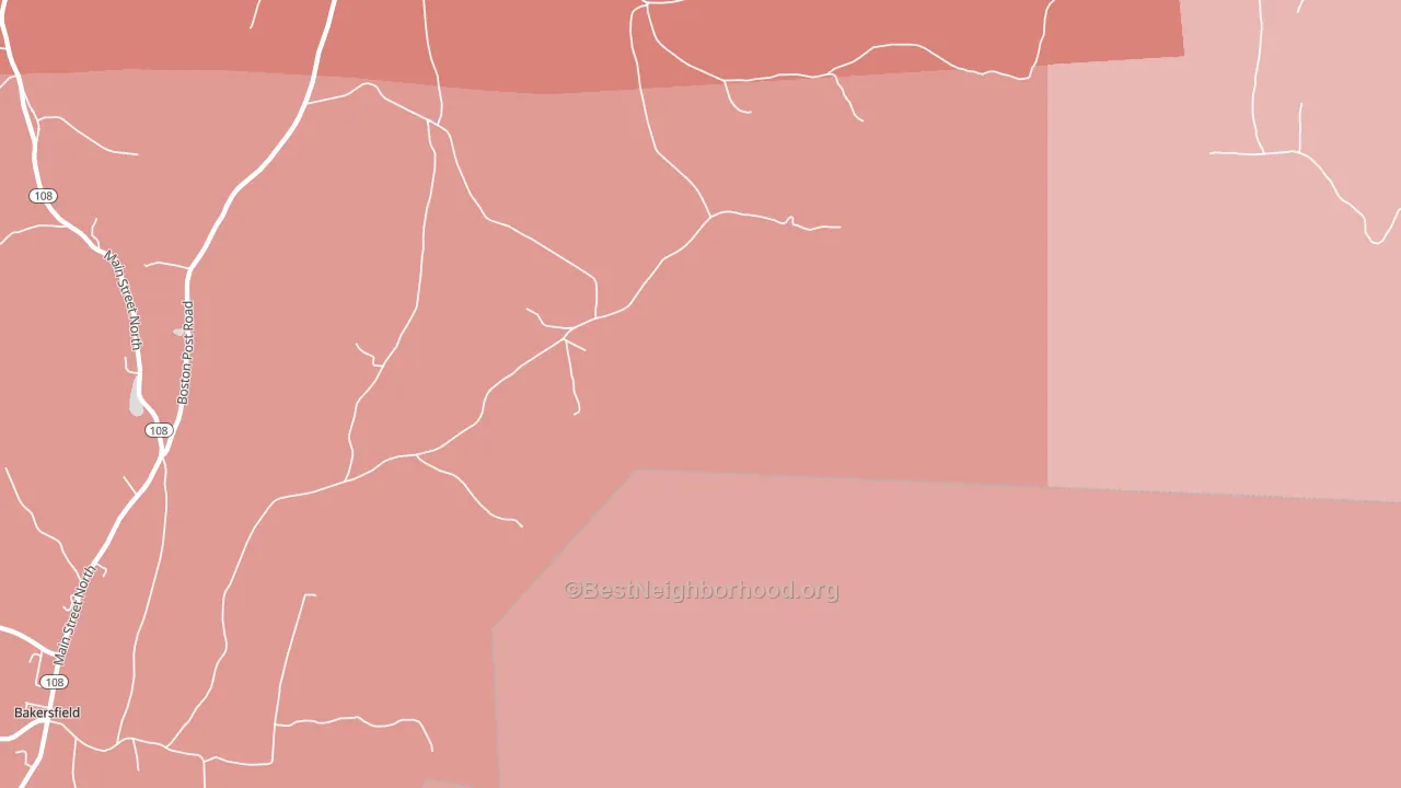East Enosburg, VT block-group political-lean map