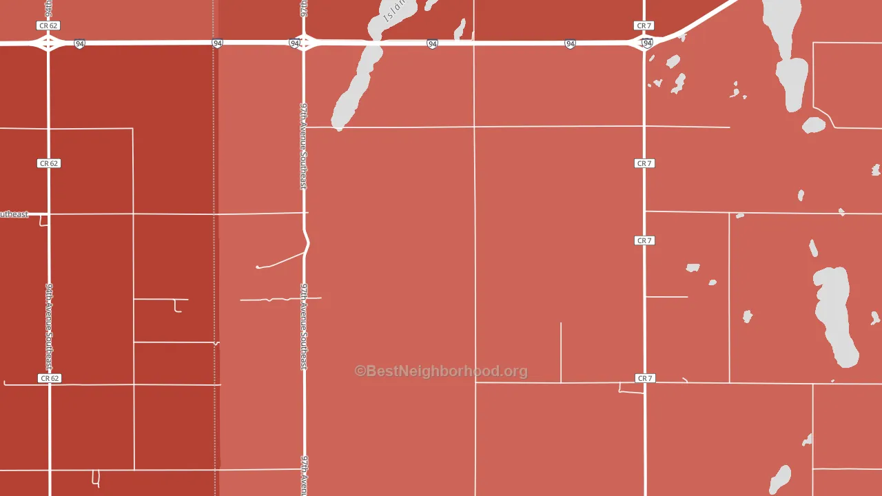 Eckelson, ND block-group political-lean map