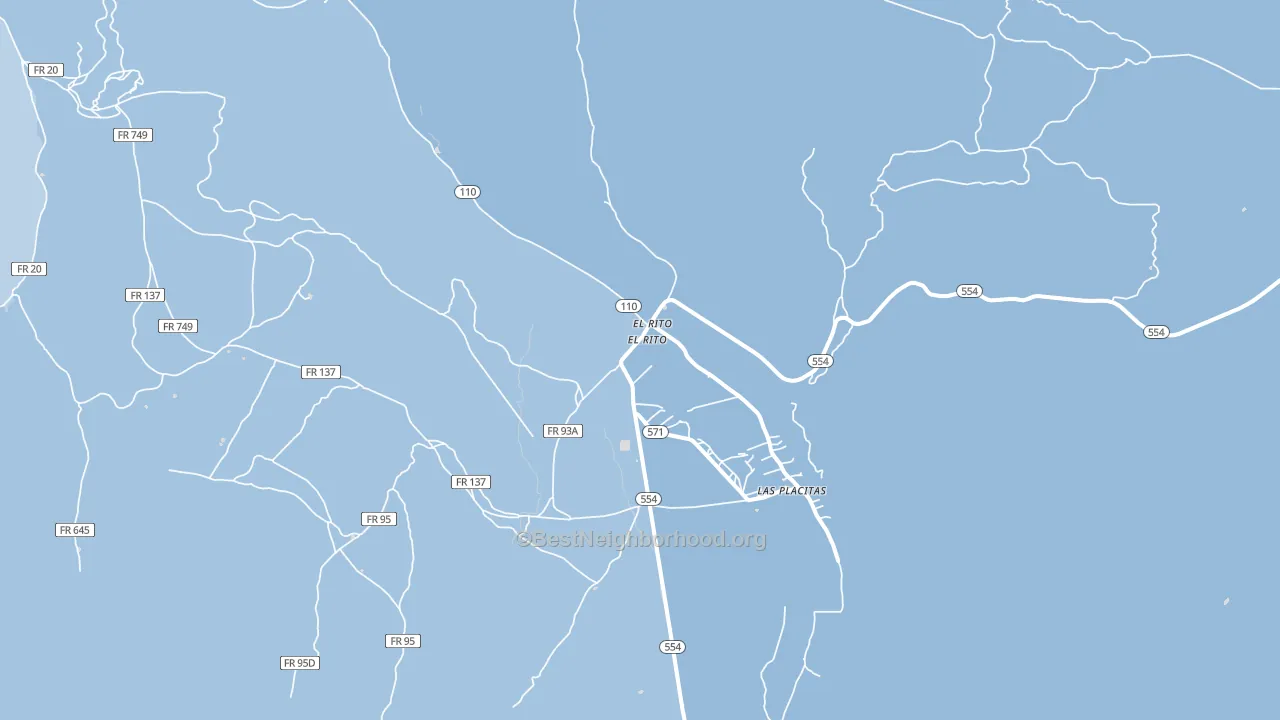 El Rito, NM block-group political-lean map