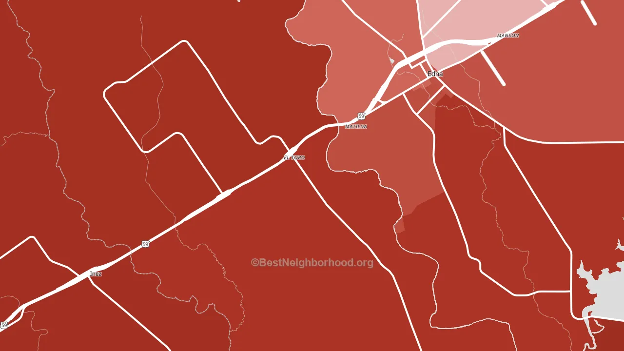 El Toro, TX block-group political-lean map
