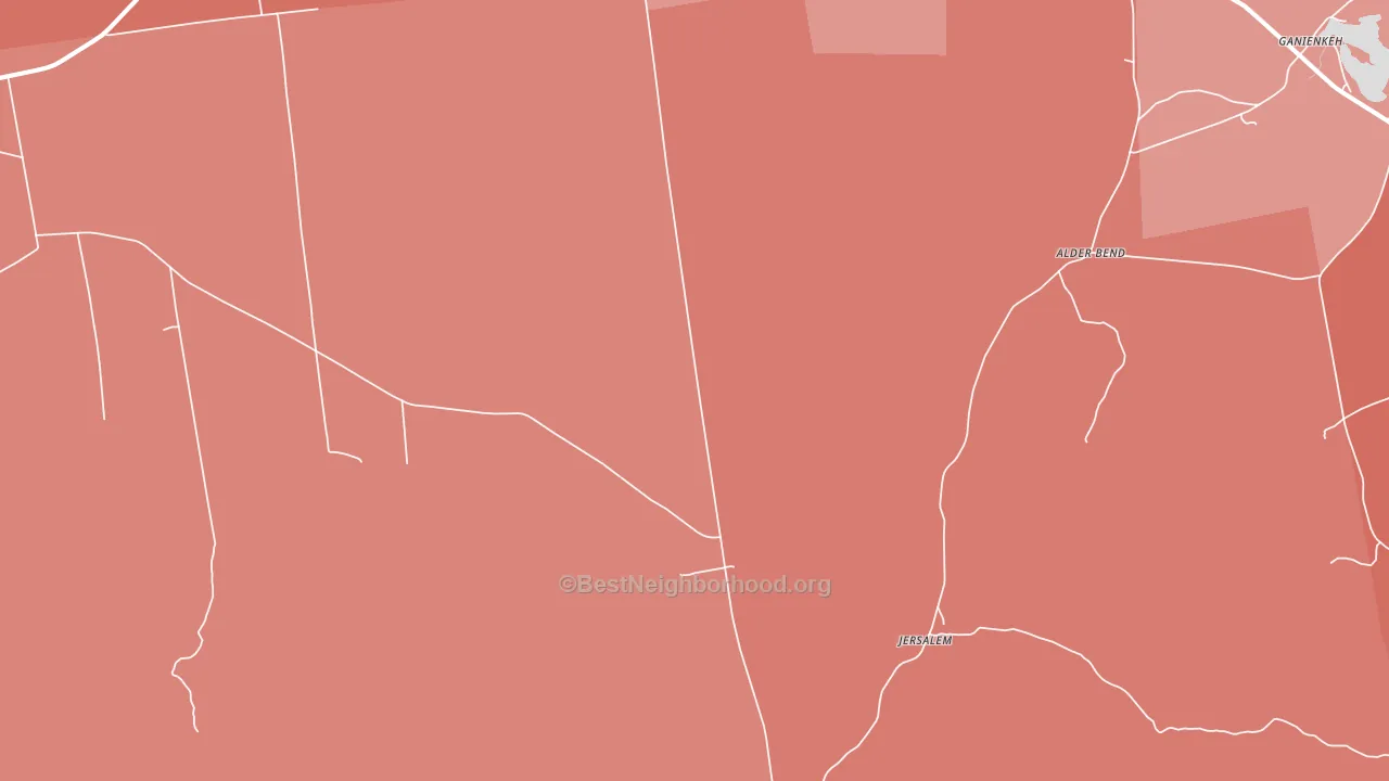 Ellenburg Depot, NY block-group political-lean map