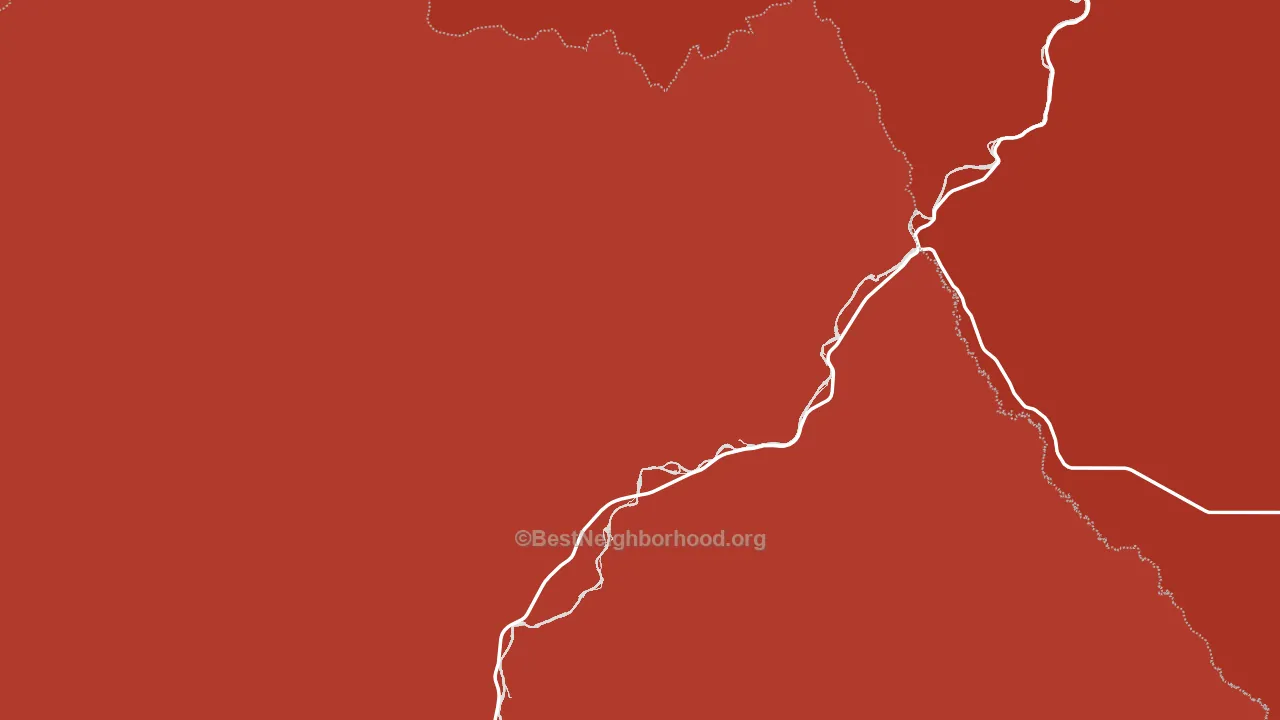 Ellis, ID block-group political-lean map
