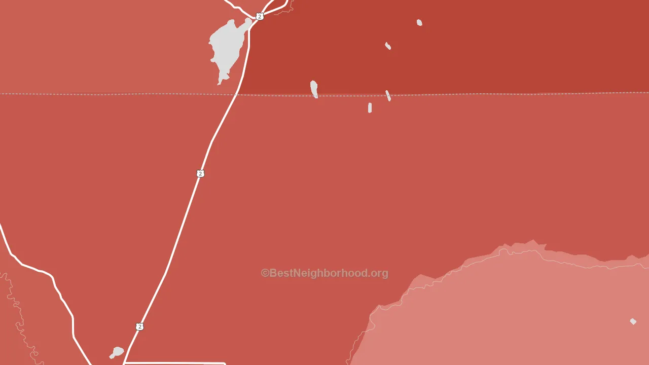 Elmira, ID block-group political-lean map