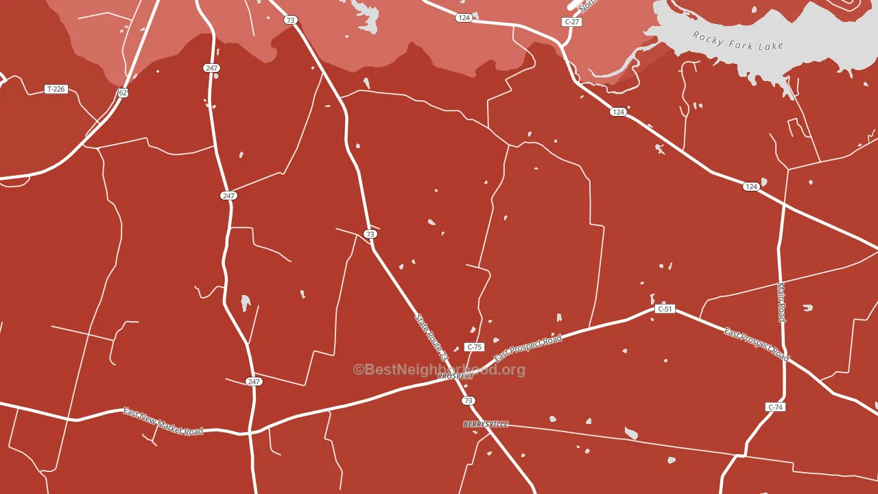 Elmville, OH block-group political-lean map