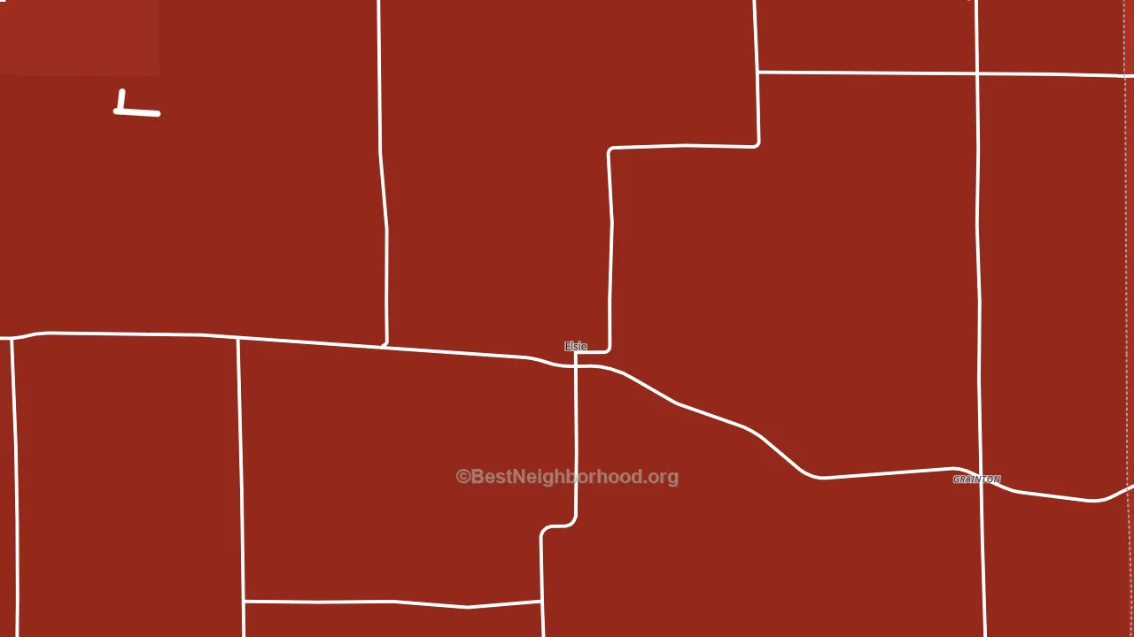 Elsie, NE block-group political-lean map