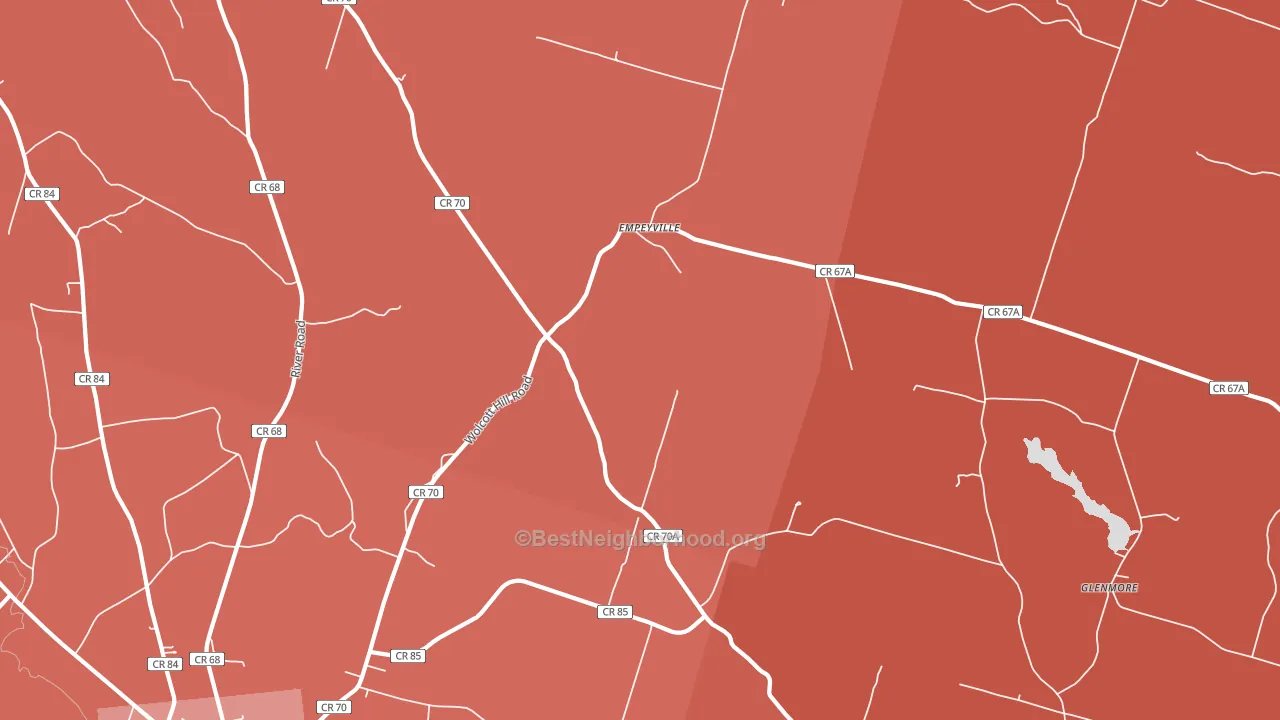 Empeyville, NY block-group political-lean map