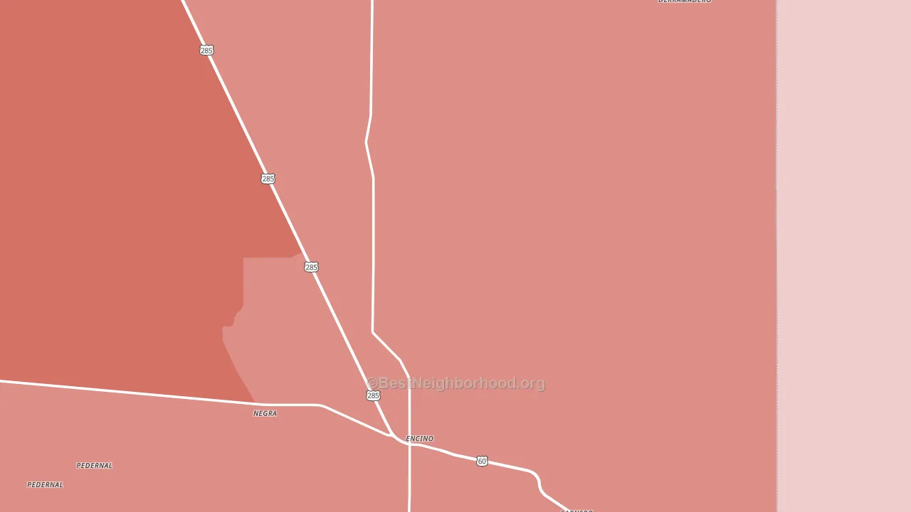 Encino, NM block-group political-lean map