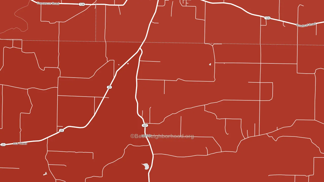 Enders, AR block-group political-lean map