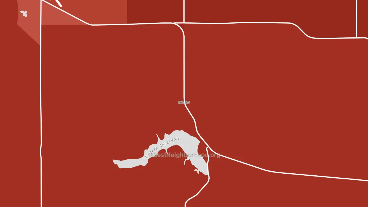Enders, NE block-group political-lean map