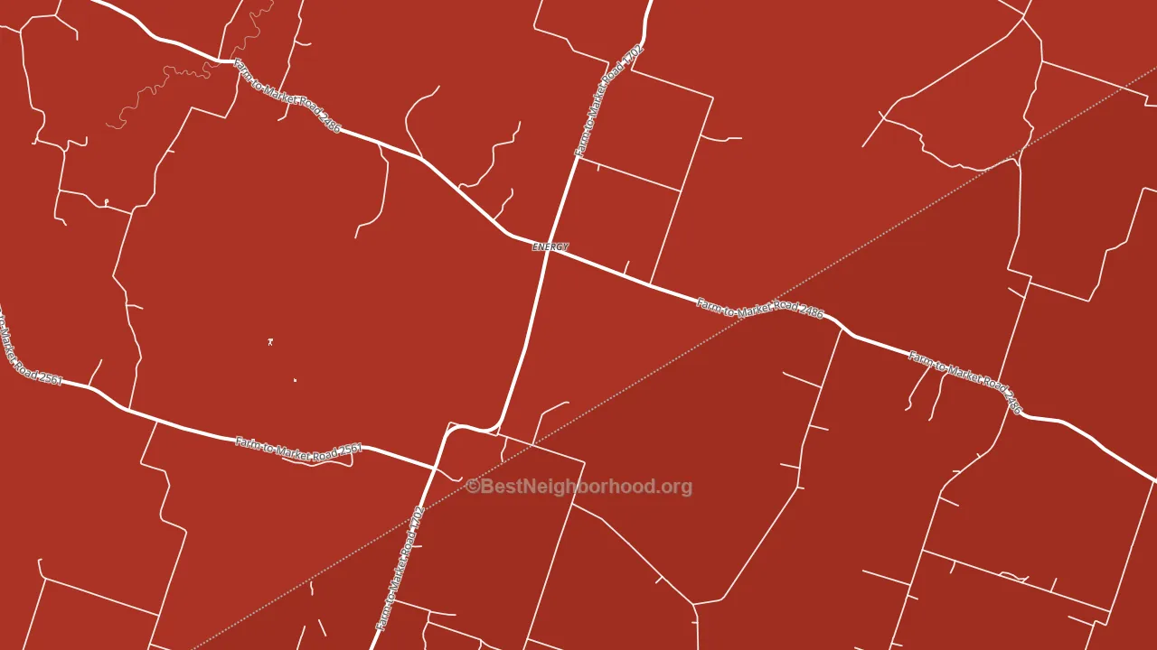 Energy, TX block-group political-lean map