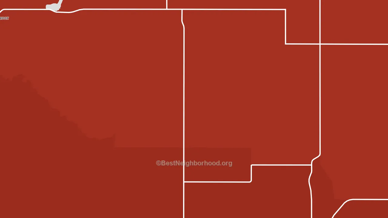 Epping, ND block-group political-lean map
