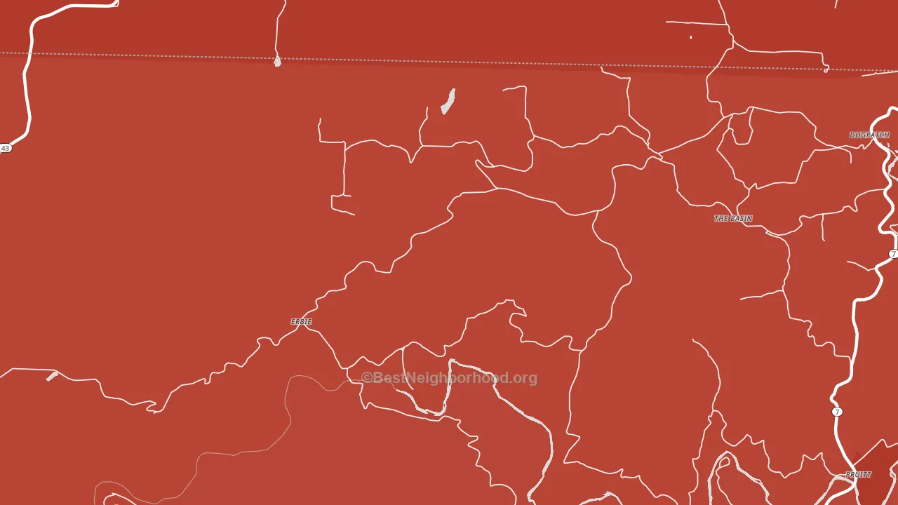 Erbie, AR block-group political-lean map