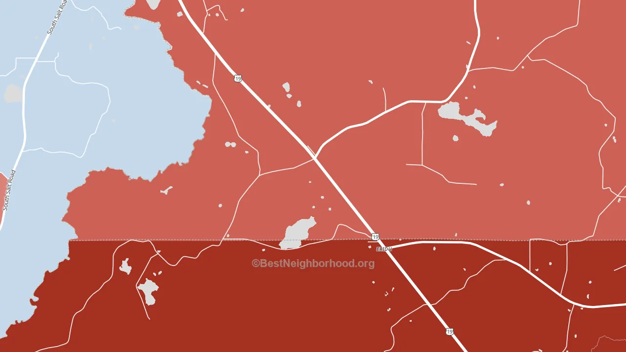 Eridu, FL block-group political-lean map