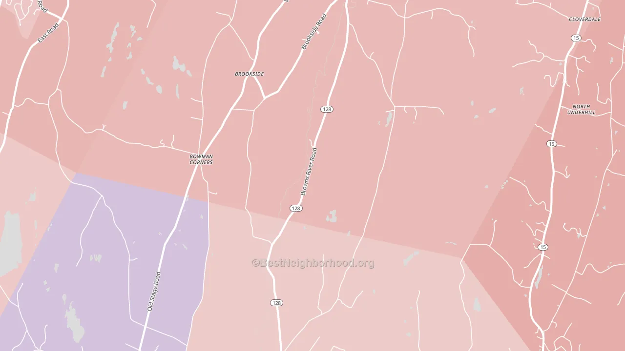 Essex Junction, VT block-group political-lean map