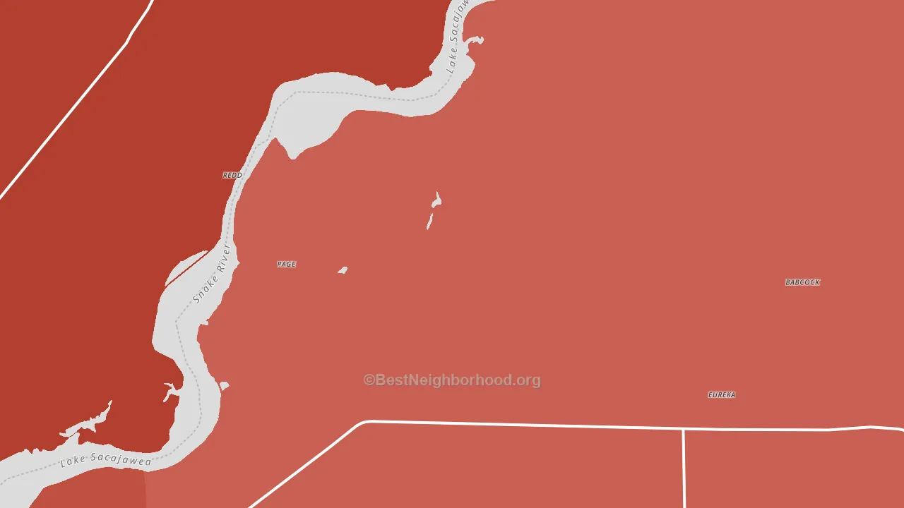 Eureka, WA block-group political-lean map