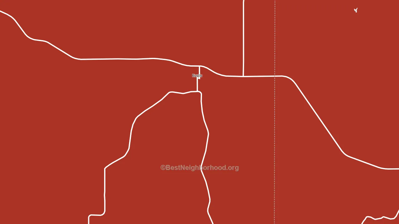 Eustis, NE block-group political-lean map