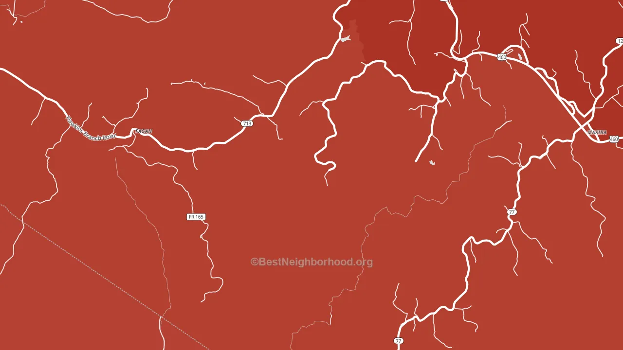 Fagan, KY block-group political-lean map