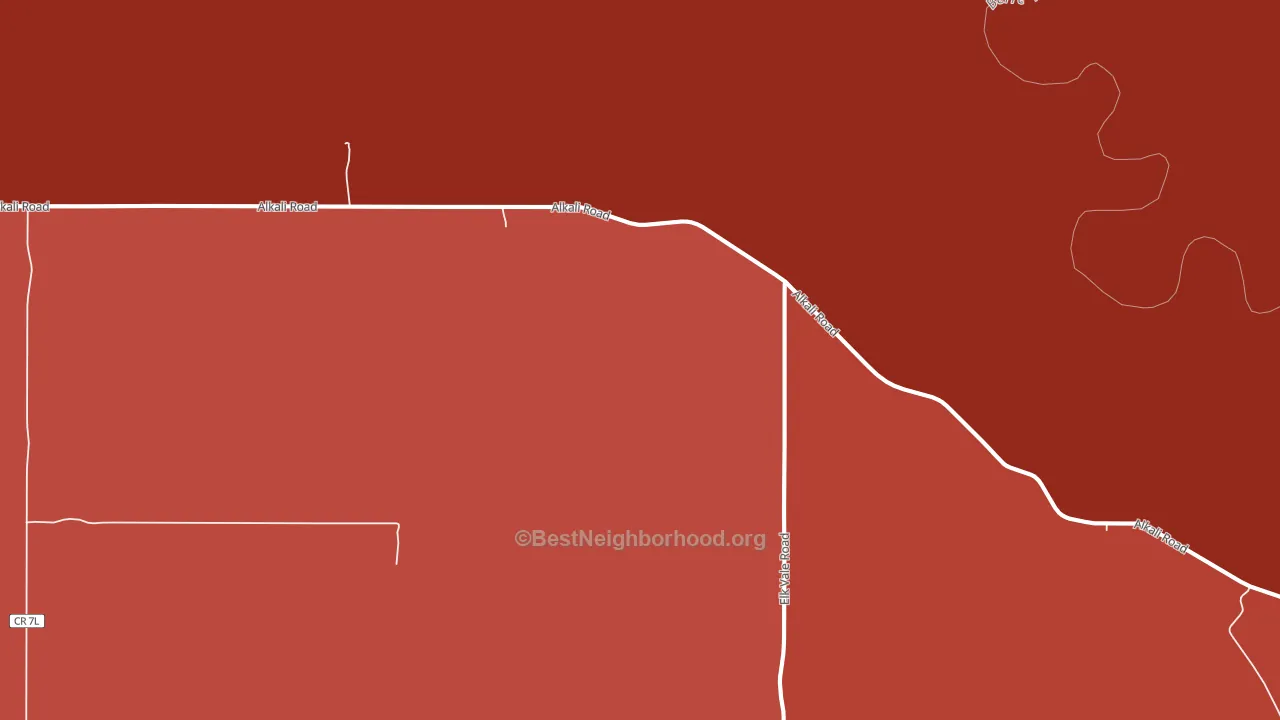 Fairpoint, SD block-group political-lean map