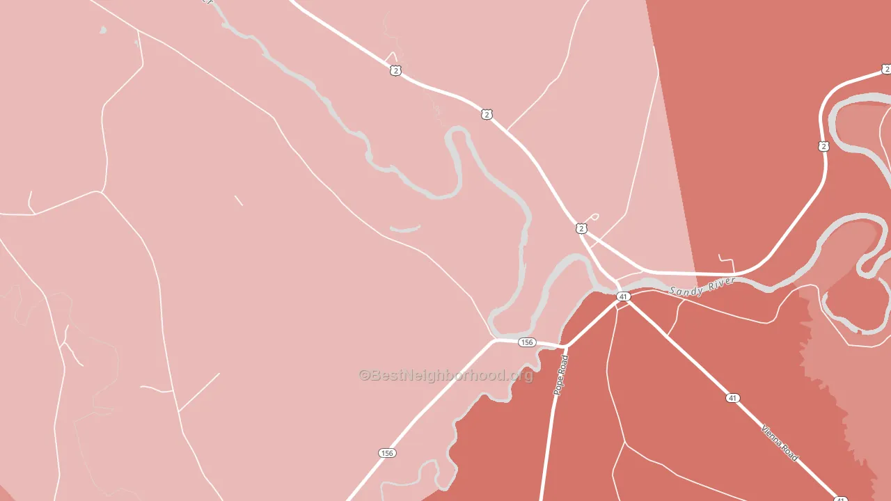 Farmington Falls, ME block-group political-lean map