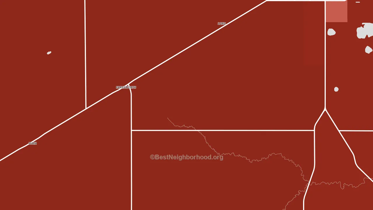 Farnsworth, TX block-group political-lean map