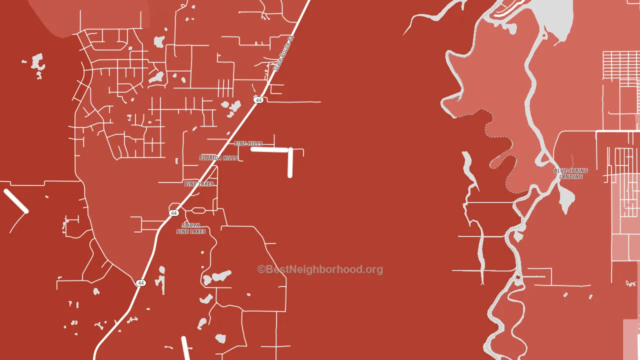 Fatio, FL block-group political-lean map