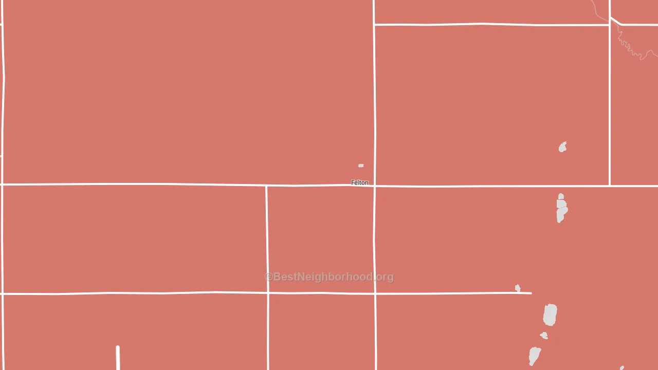 Felton, MN block-group political-lean map