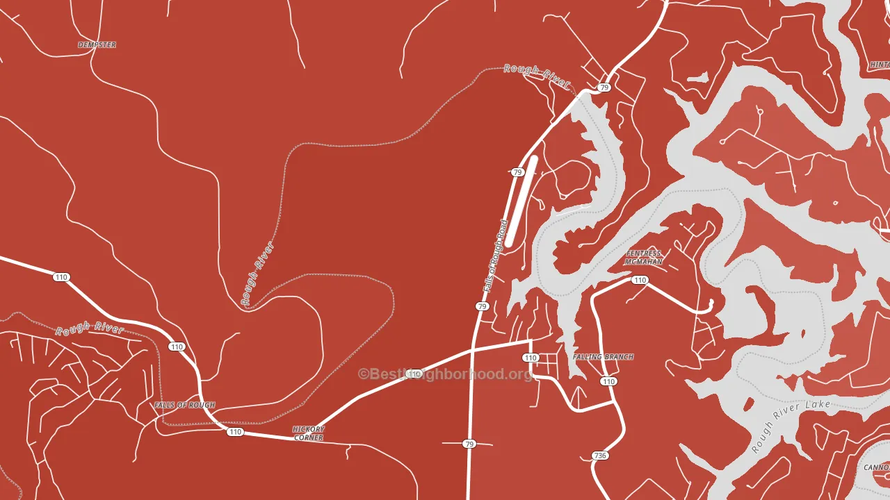 Fentress McMahan, KY block-group political-lean map