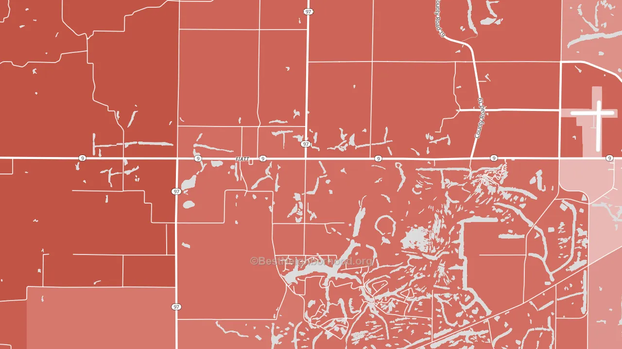 Fiatt, IL block-group political-lean map
