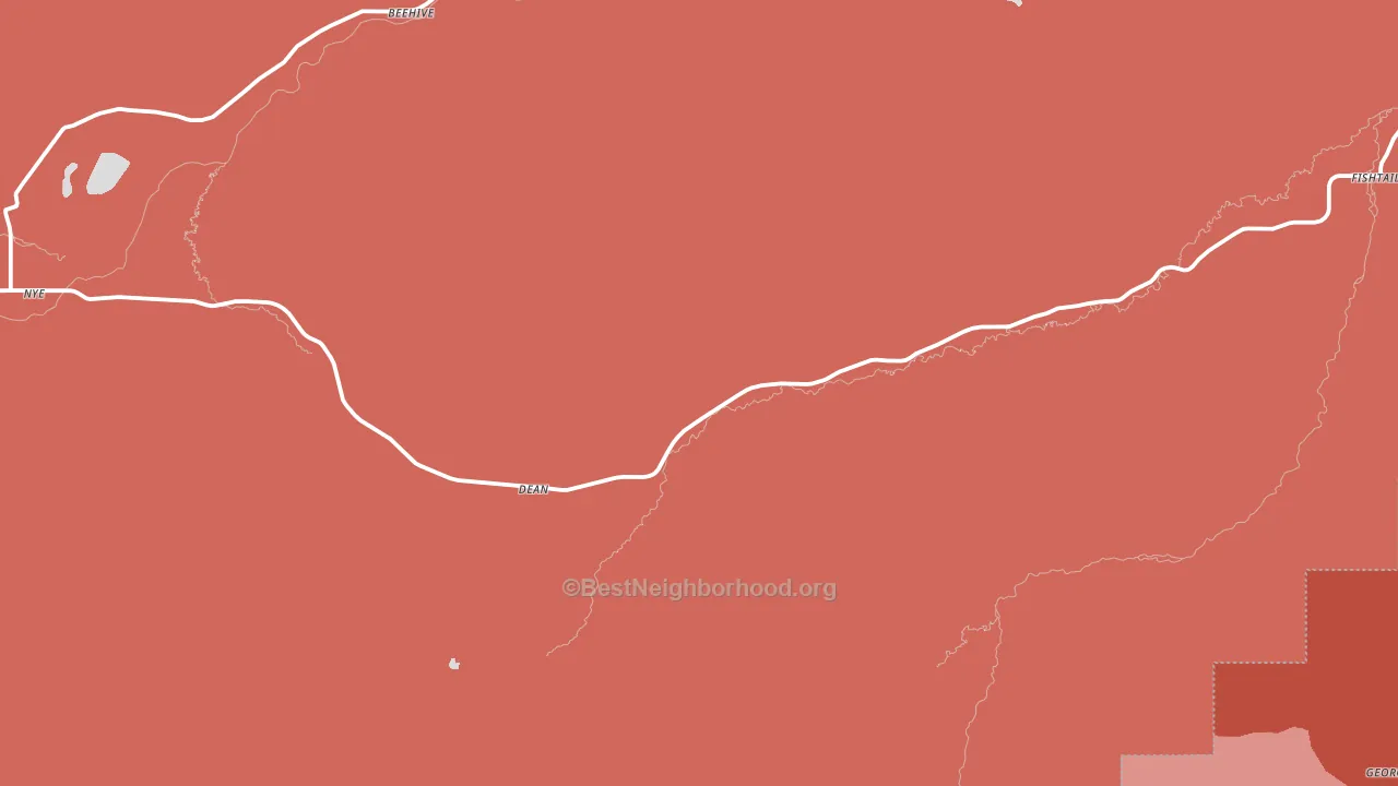 Fishtail, MT block-group political-lean map