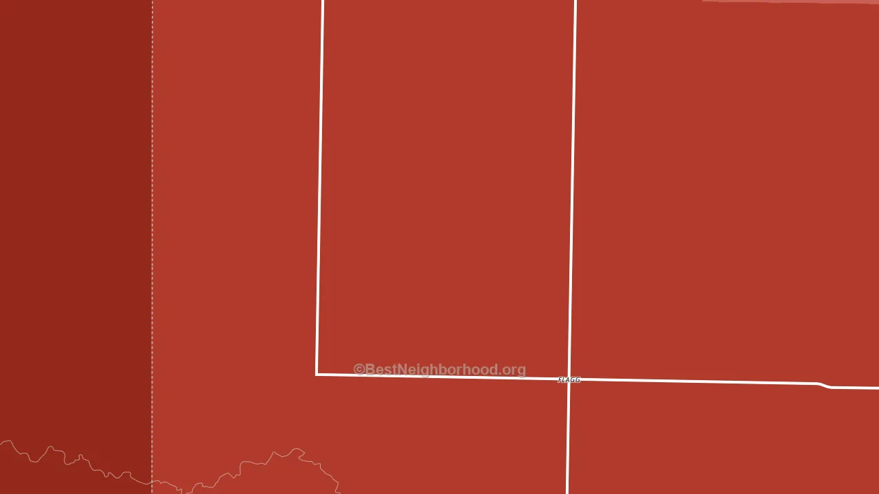 Flagg, TX block-group political-lean map