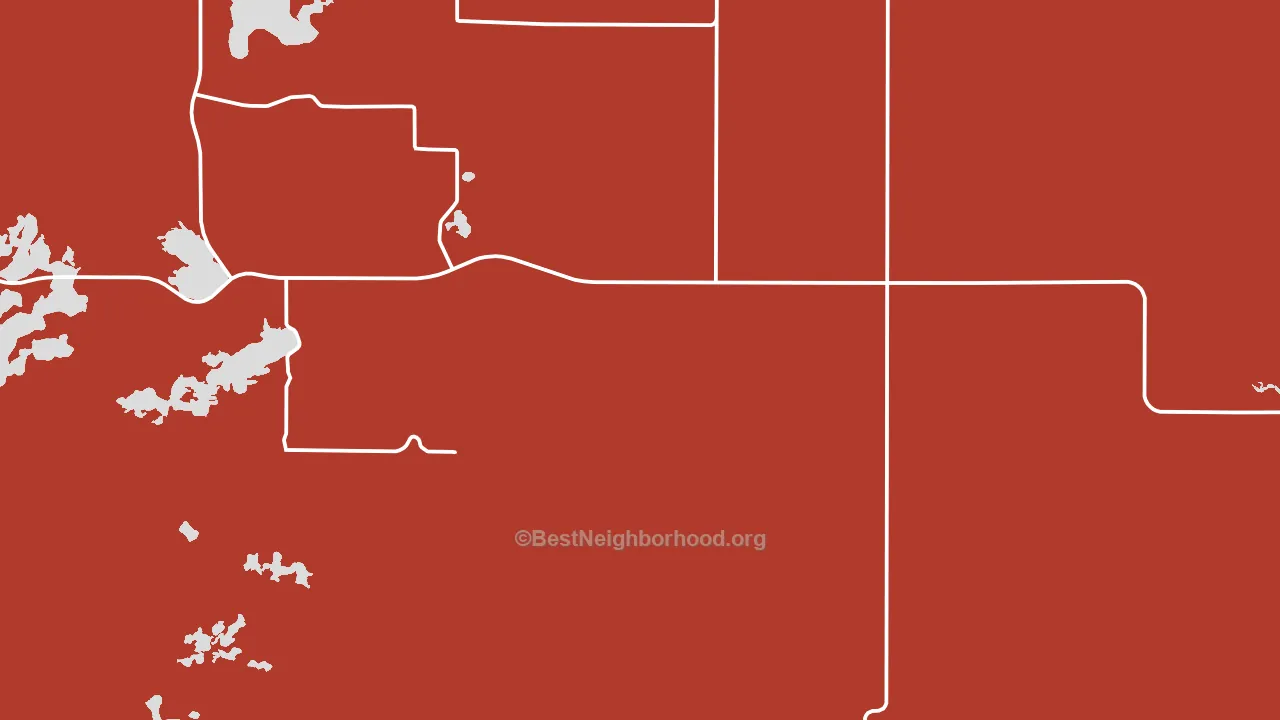 Forbes, ND block-group political-lean map